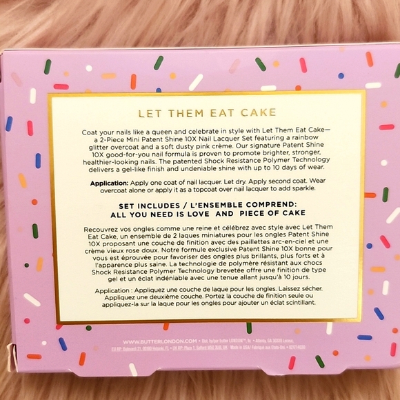 Brand New BUTTER LONDON PATENT SHINE 10X NAIL LACQUER 2CT SET - Picture 2 of 3